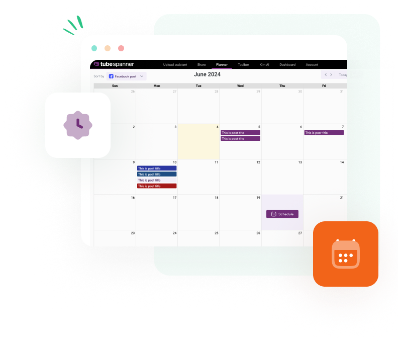 Schedule Content