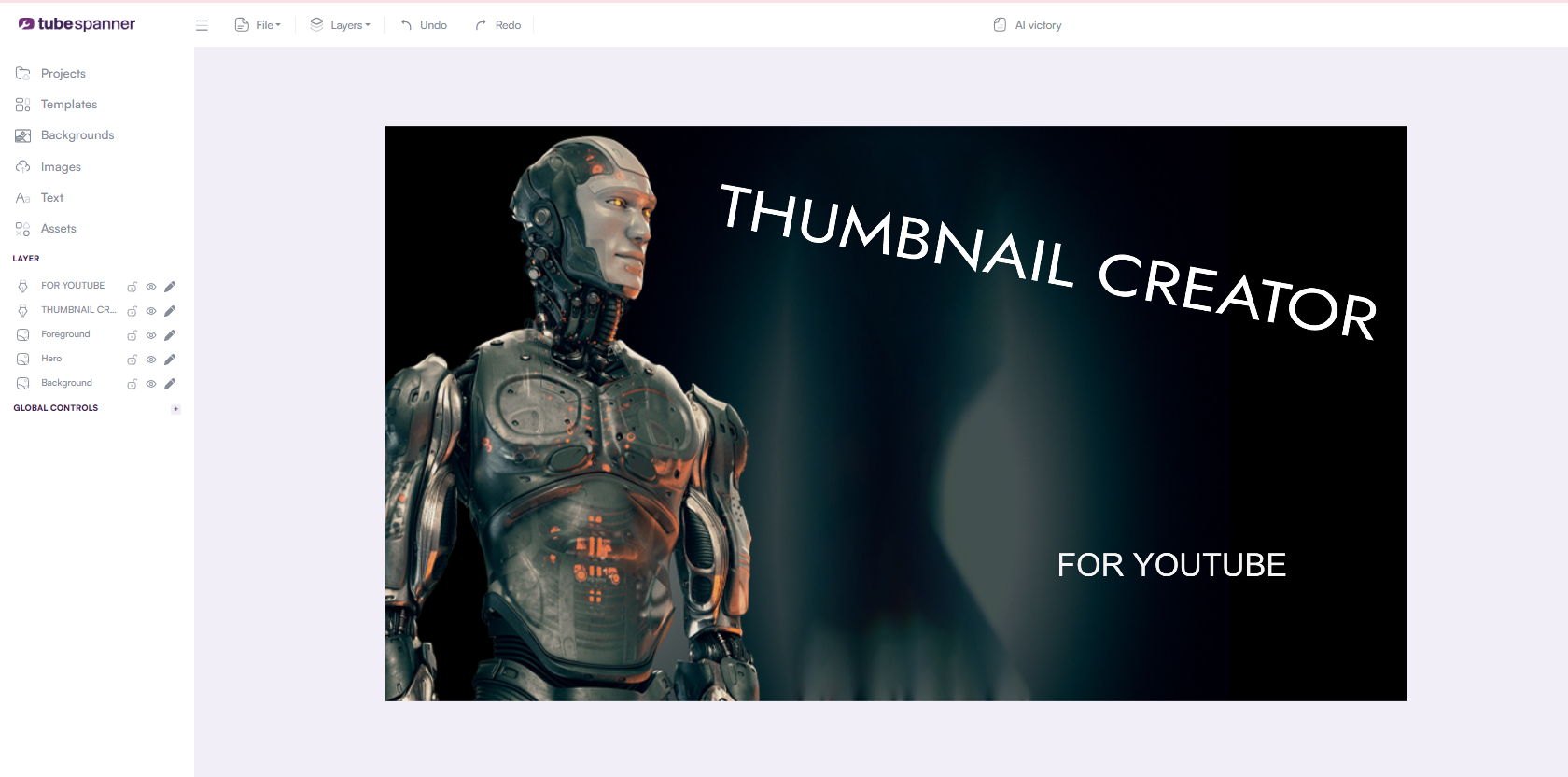TubeSpanner thumbnail template